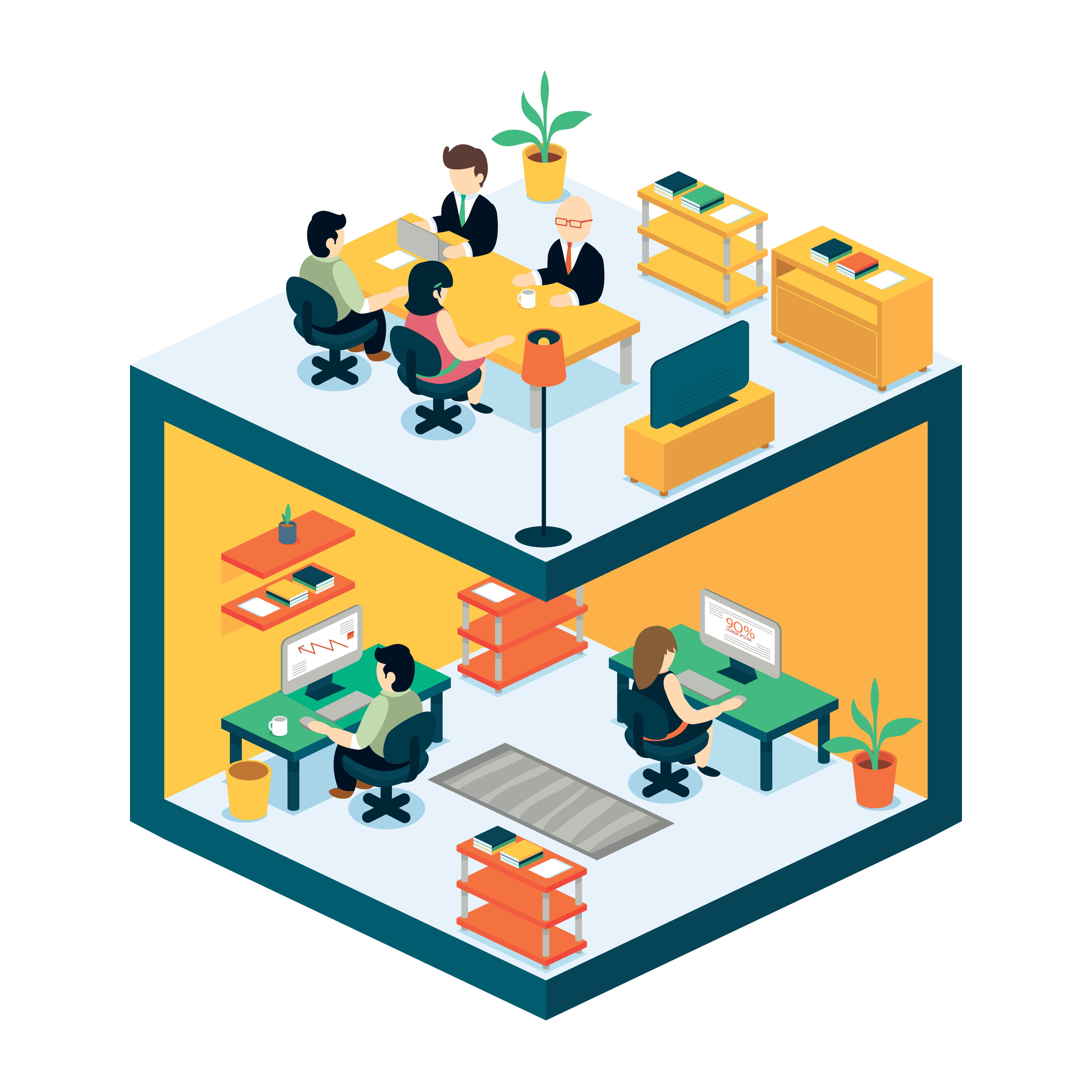 Creative Technology 3D Illustration